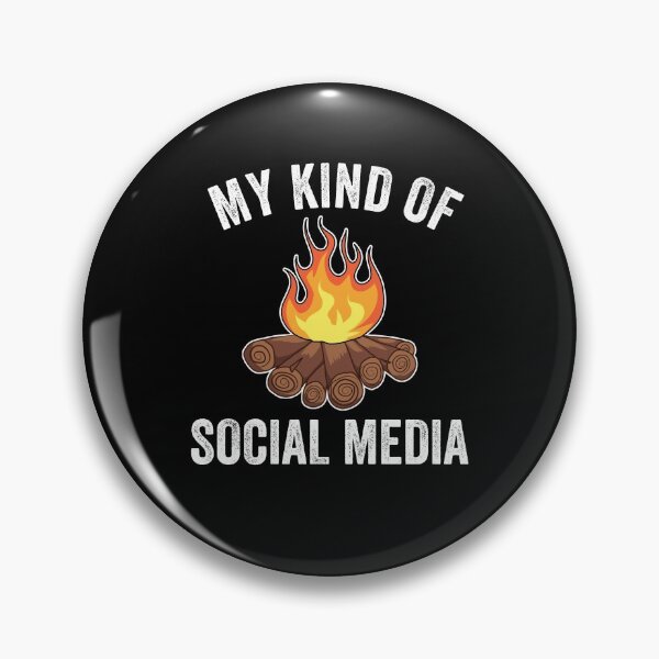 Item preview, My Kind Of Social Media - Funny Campfire designed and sold by Dan66.