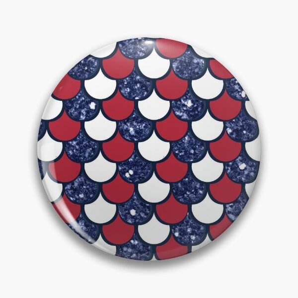 Item preview, All American Glitter Mermaid Seamless Repeat Pattern designed and sold by ClaudiaFlores.