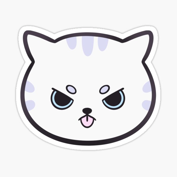 I made these silly stickers (shout-out to all very smart cats) 🍊 : r/cats