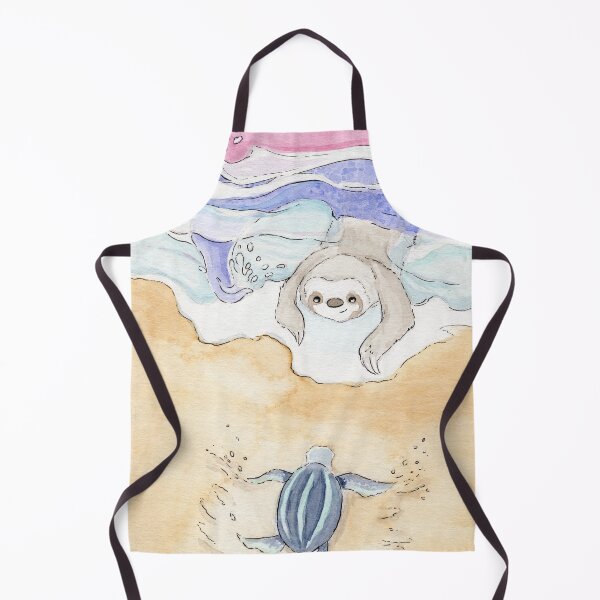 Item preview, Where You Belong Sloth and Turtle Watercolor designed and sold by Casey Wilkinson.