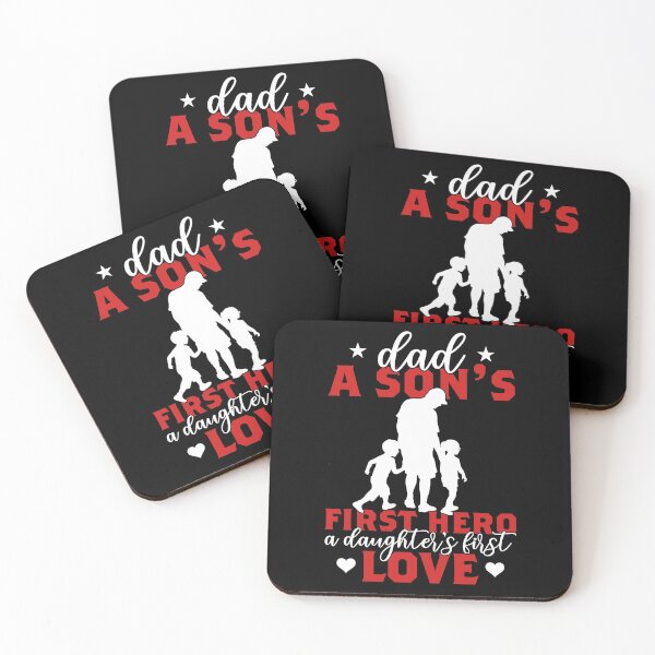 Item preview, *Dad* A Son's first hero, A Daughter's first love designed and sold by Cosmowear.
