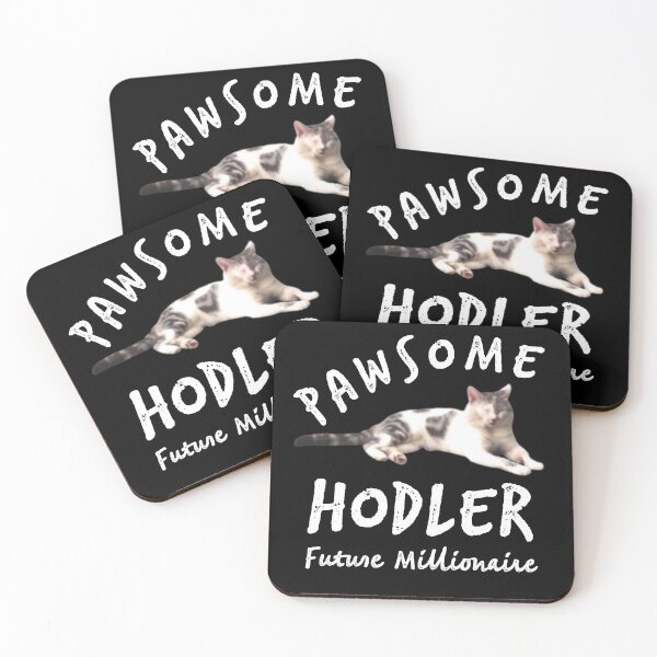 Item preview, Pawsome HODLer, Catlovers, Future Millionaire designed and sold by Spiritualish.