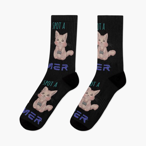 Item preview, Cute How To Spot A Gamer Bunny and Cat Design designed and sold by Gamical.