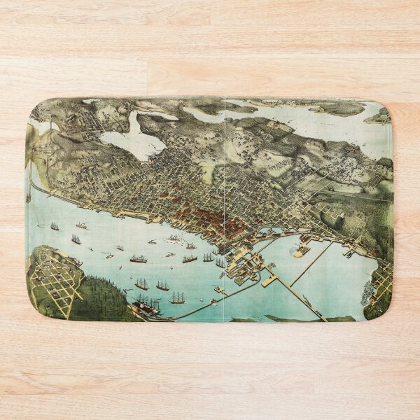 Item preview, Seattle, Washington (1891) designed and sold by allhistory.