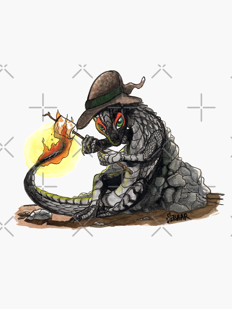 Thumbnail 3 of 3, Sticker, The Wanderer designed and sold by -Senaar-.