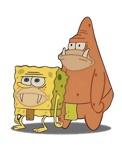 Prehistoric Spongebob And Patrick Photographic Prints By Skywalkerp Redbubble