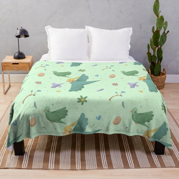 Cockatrio Throw Blanket
