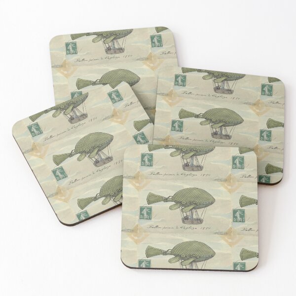 Item preview, Vintage Flying Balloon Postcard designed and sold by Physica.