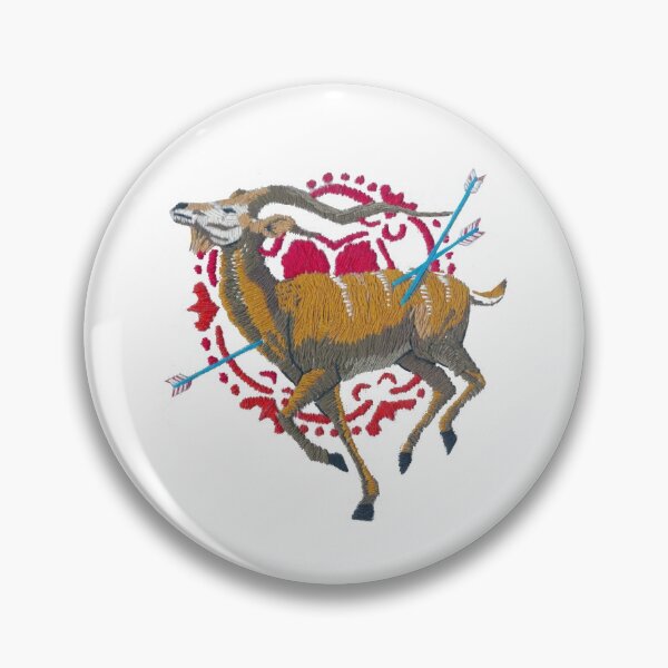 Item preview, An Embroidered Kudu designed and sold by WilliamSchaff.