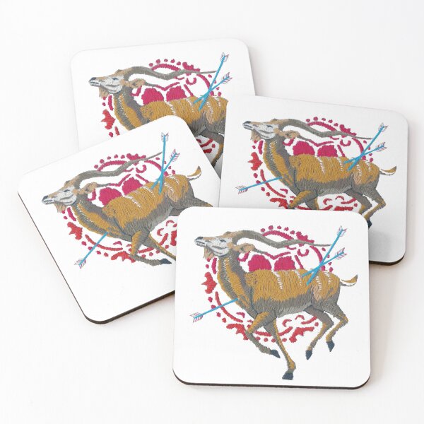 Item preview, An Embroidered Kudu designed and sold by WilliamSchaff.