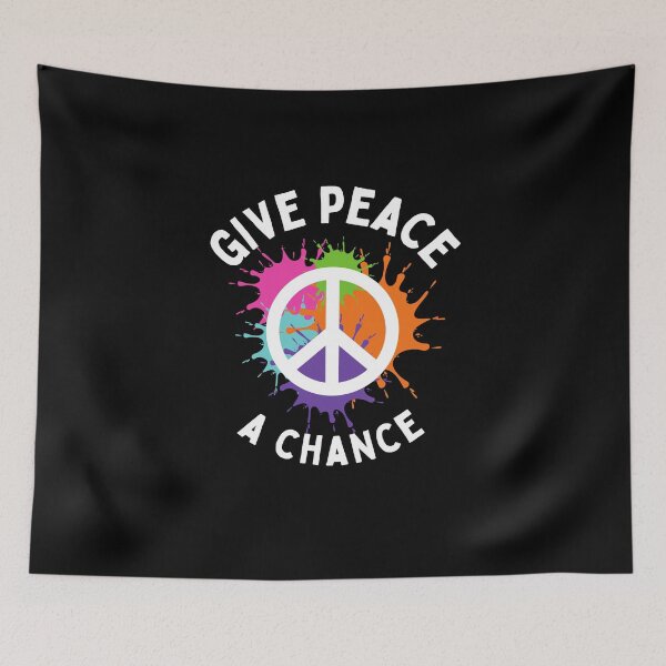 Item preview, Give Peace A Chance John Lennon Palestine BLM War Gaza Under Attack Jerusalem Palestina Palestinian Lives Matter Save Palestine Arab Save Gaza Zionist Zionism designed and sold by EpsilonEridani.