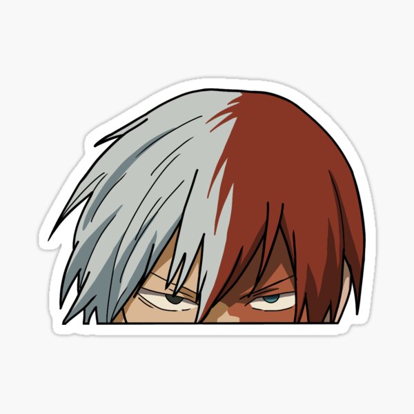 todoroki peeker Sticker