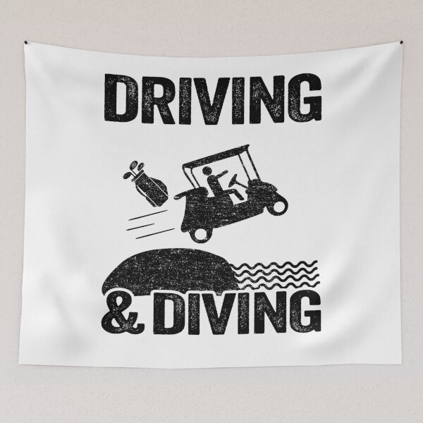 Item preview, Funny Golfing Gift Golfer Golf Driving & Diving designed and sold by Stronzi.