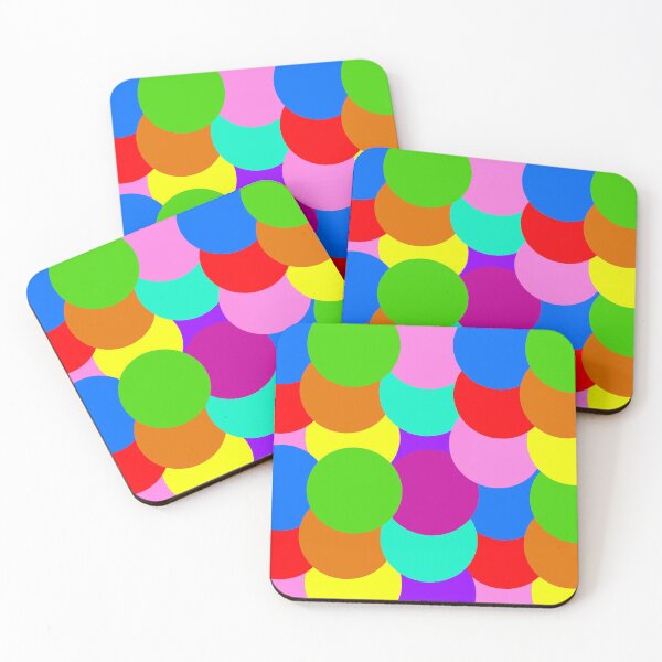 Item preview, Circle cheerful colorful pattern design, positive vibes designed and sold by BeccaKenDesigns.