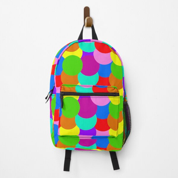Item preview, Circle cheerful colorful pattern design, positive vibes designed and sold by BeccaKenDesigns.