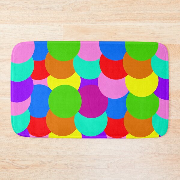 Item preview, Circle cheerful colorful pattern design, positive vibes designed and sold by BeccaKenDesigns.