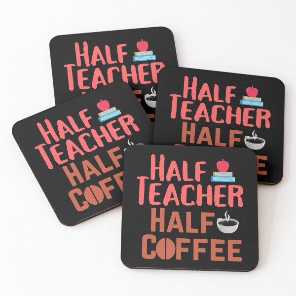 Item preview, Half Teacher Half Coffee: Half Human Half Coffee designed and sold by ACC .