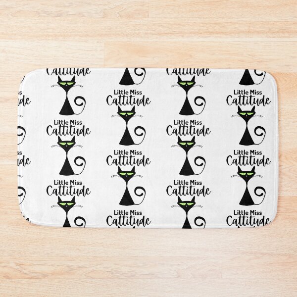 Item preview, Black Cat with green eyes and judgmental attitude  designed and sold by Mary Maple.