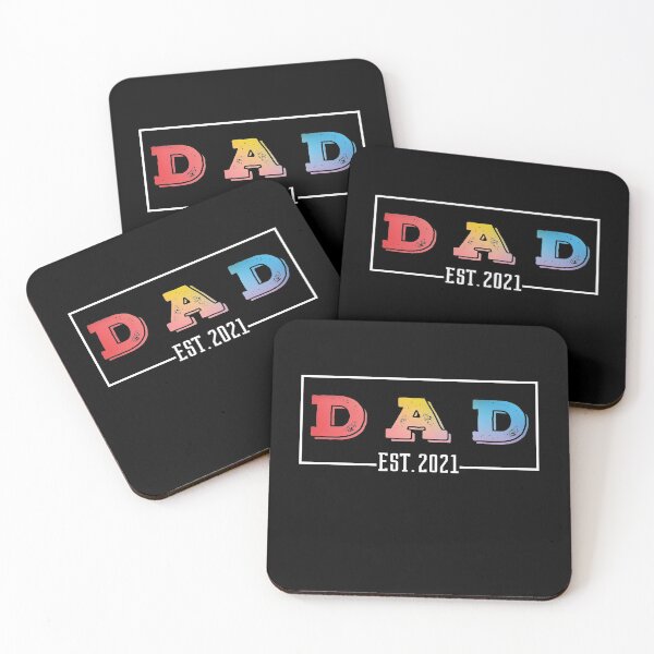 Item preview, Dad est 2021 first fathers day gift designed and sold by kimart18.