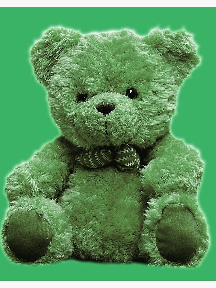 teddy bear green colour