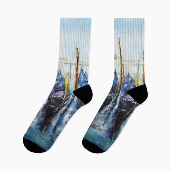 Item preview, Venice Gondolas at Sunrise designed and sold by CarlaTheeArtist.