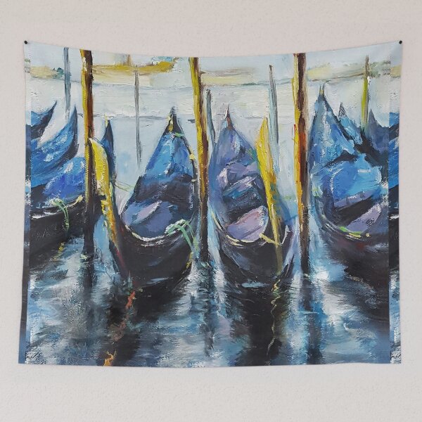 Item preview, Venice Gondolas at Sunrise designed and sold by CarlaTheeArtist.