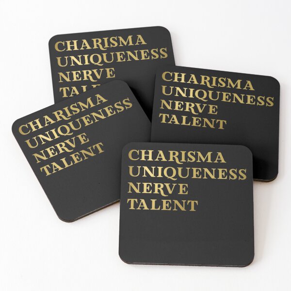 Item preview, Charisma uniqueness nerve and talent, Drag Race queens designed and sold by Shirtgame.