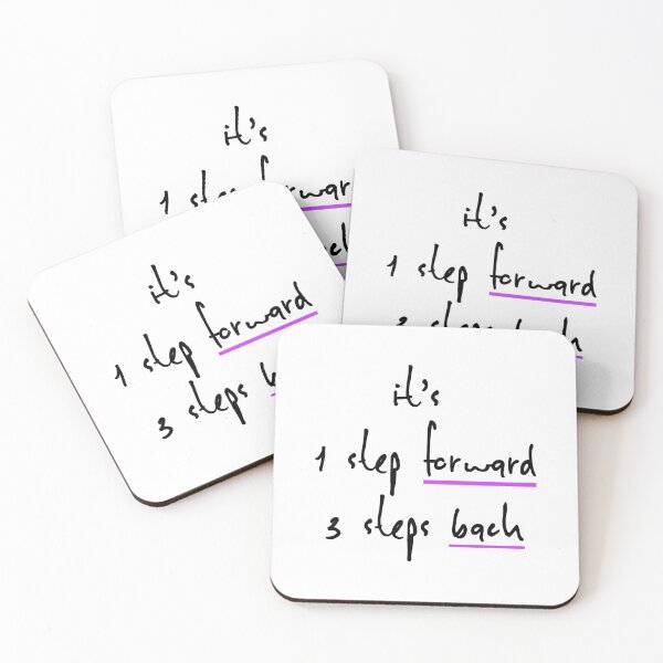 Item preview, 1 step forward, 3 steps back designed and sold by valenpedro.