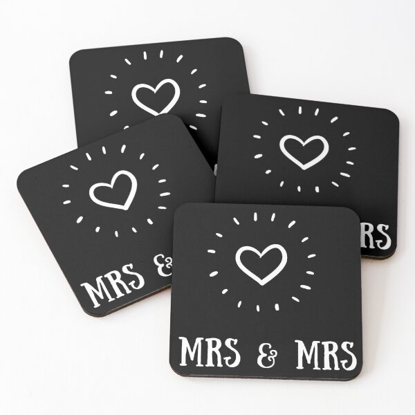 Item preview, Mrs and Mrs -Heart  designed and sold by BlakefourDesign.