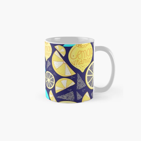 Bright pattern of lemons Classic Mug