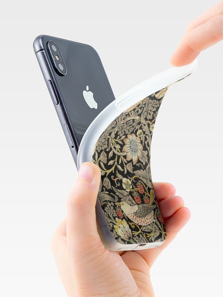 Discover William Morris- strawberry thief design iPhone Case