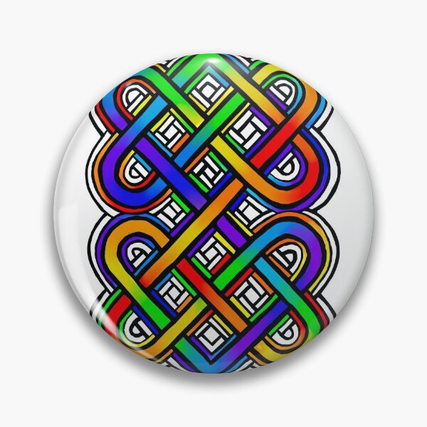 Item preview, 2 Love Knots combined in rainbow hues designed and sold by FoxBanditArt.