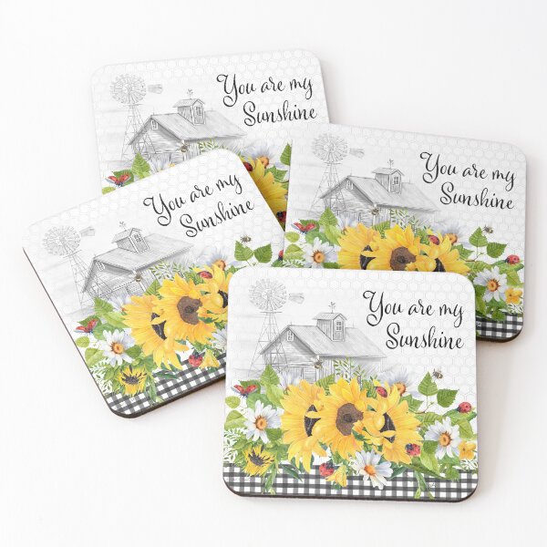 Item preview, Sunflowers and Ladybugs 5 designed and sold by Jean Plout.