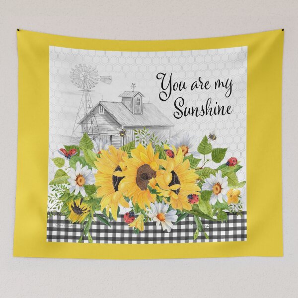 Item preview, Sunflowers and Ladybugs 5 designed and sold by Jean Plout.