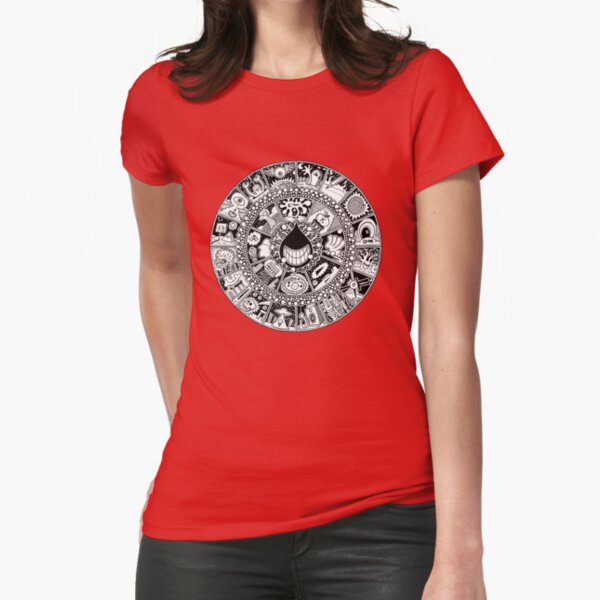 The Drop Black and White Fitted T-Shirt