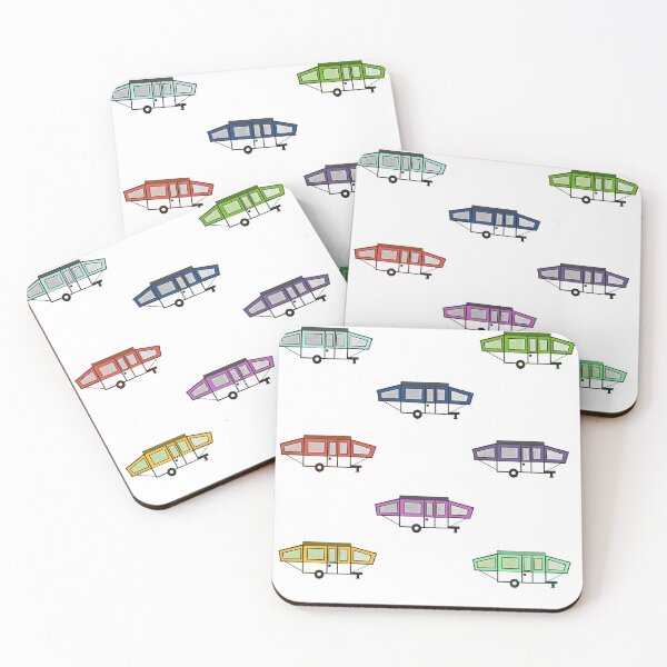 Item preview, Pop up camper multiple colors designed and sold by Samwithbooks.