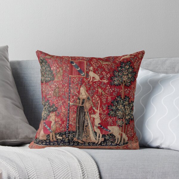 Item preview, Tapisserie Médiévale Dame et Licorne Cinq Sens - Toucher designed and sold by VintageArchive.