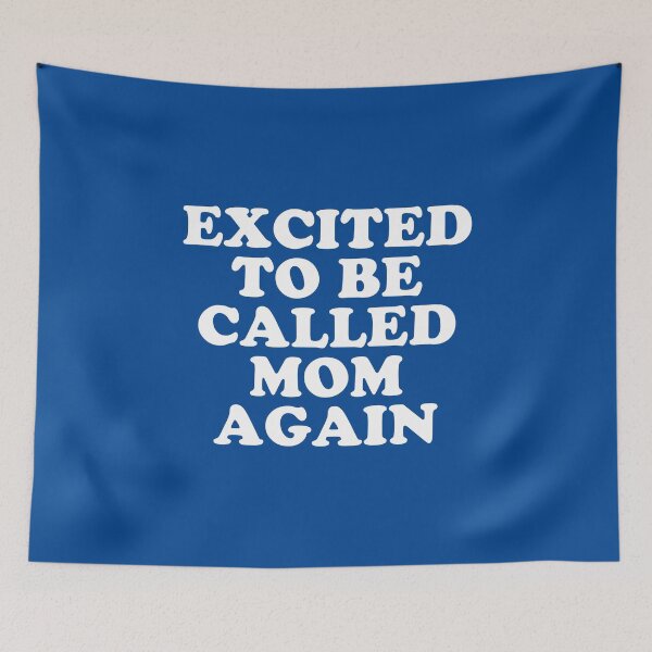 Item preview, Excited To Be Called Mom Again #1 designed and sold by SalahBlt.