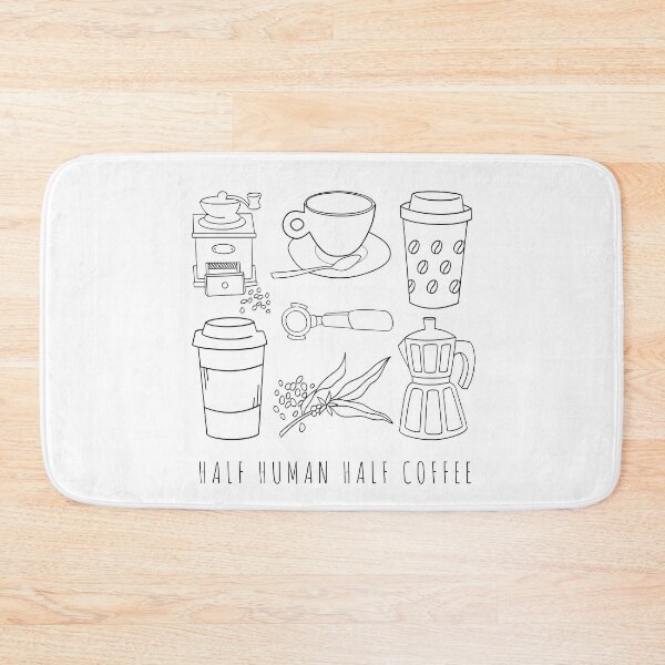 Item preview, Half Human Half Coffee designed and sold by StudioQ-.