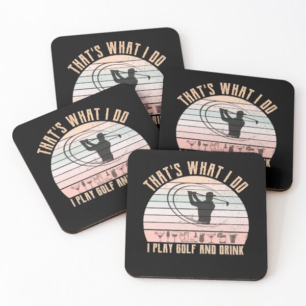 Item preview, Retro that's what i do i play golf and drink designed and sold by DesignsVault.