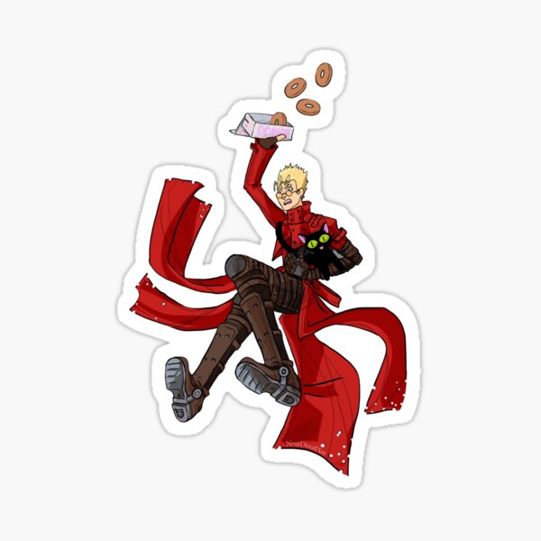 Vash, Not the Donuts! Sticker