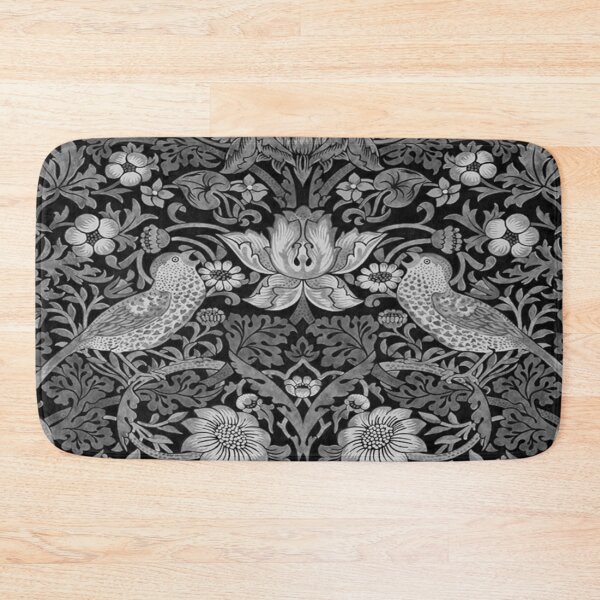 Item preview, William Morris- strawberry thief,grey, white,black designed and sold by Vivanne-art.