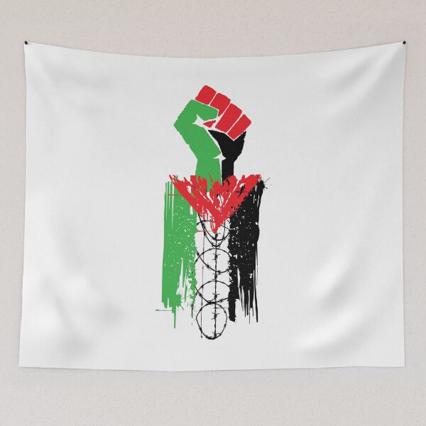 Item preview, Palestinian Resistance - Free Palestine, Human Rights, Raised Fist, Anti Colonial, Anti Imperialist designed and sold by SpaceDogLaika.