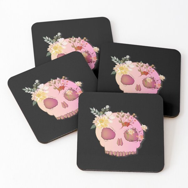 Item preview, skull flower designed and sold by mamosia.