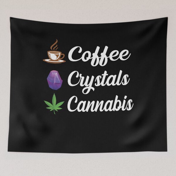 Item preview, Coffee crystals cannabis addict designed and sold by Demirake.