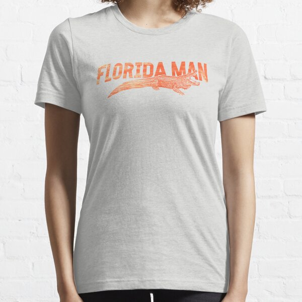 Florida Man Wood Grain Essential T-Shirt
