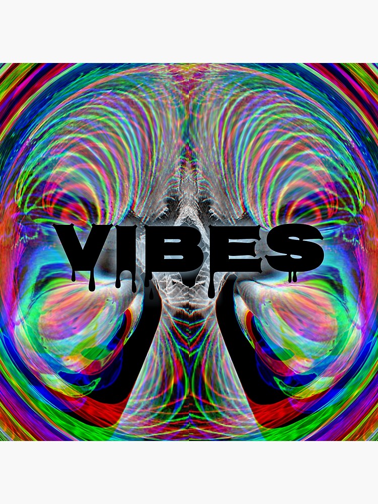 "Drip VIBES Lettered" Poster by quietmagenta Redbubble