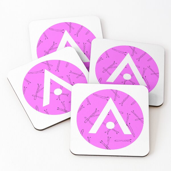 Item preview, Pink Bobby Pin Aveda Logo designed and sold by Dalaura.