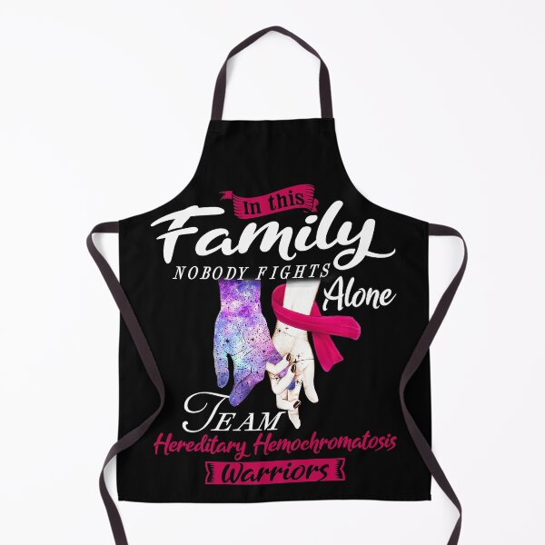 Item preview, In This Family Nobody Fights Alone Team Hereditary Hemochromatosis Warrior designed and sold by deputylove.