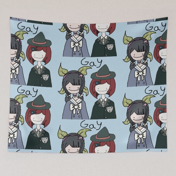 Item preview, Tenmiko gay ship Scribble danganronpa himiko yumeno tenko chabashira designed and sold by Soda-bunny.
